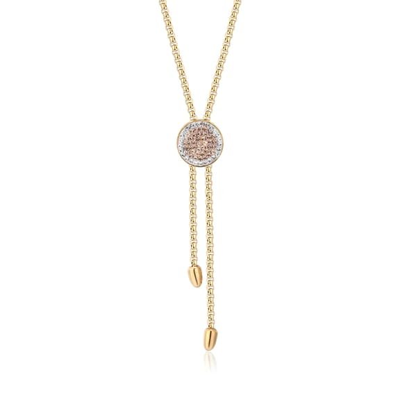 jessica-white-and-peach-adjustable-necklace