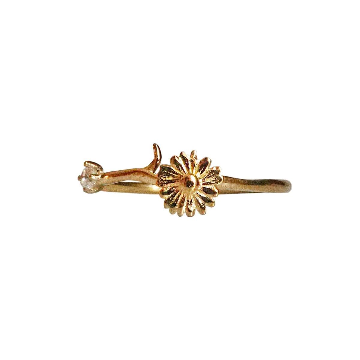 14k rose gold Tippy Taste buy Aquamarine Lily rose gold Ring