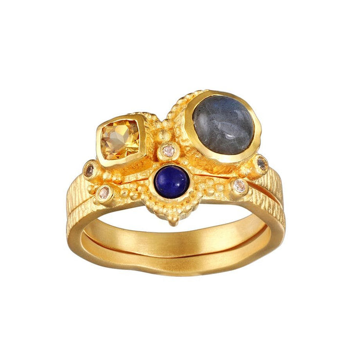 vibrant-beauty-cluster-gemstone-ring-set