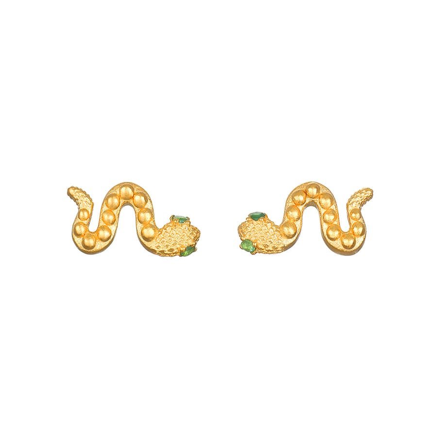 beauty-is-timeless-snake-stud-earrings