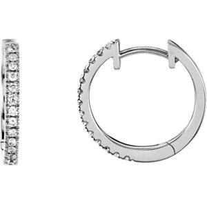 diamond-hoop-earrings