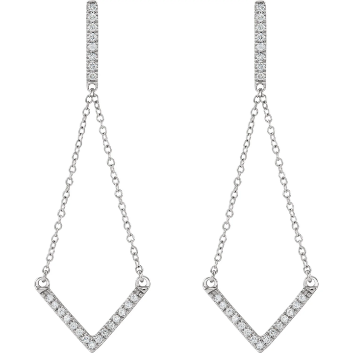 diamond-v-earrings