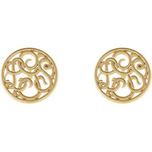 script-monogram-earrings