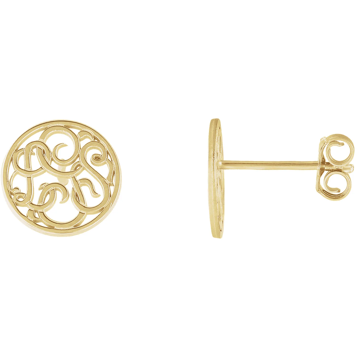 script-monogram-earrings