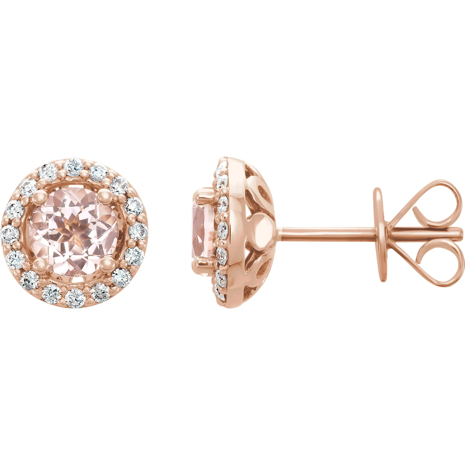 morganite-stud-earrings