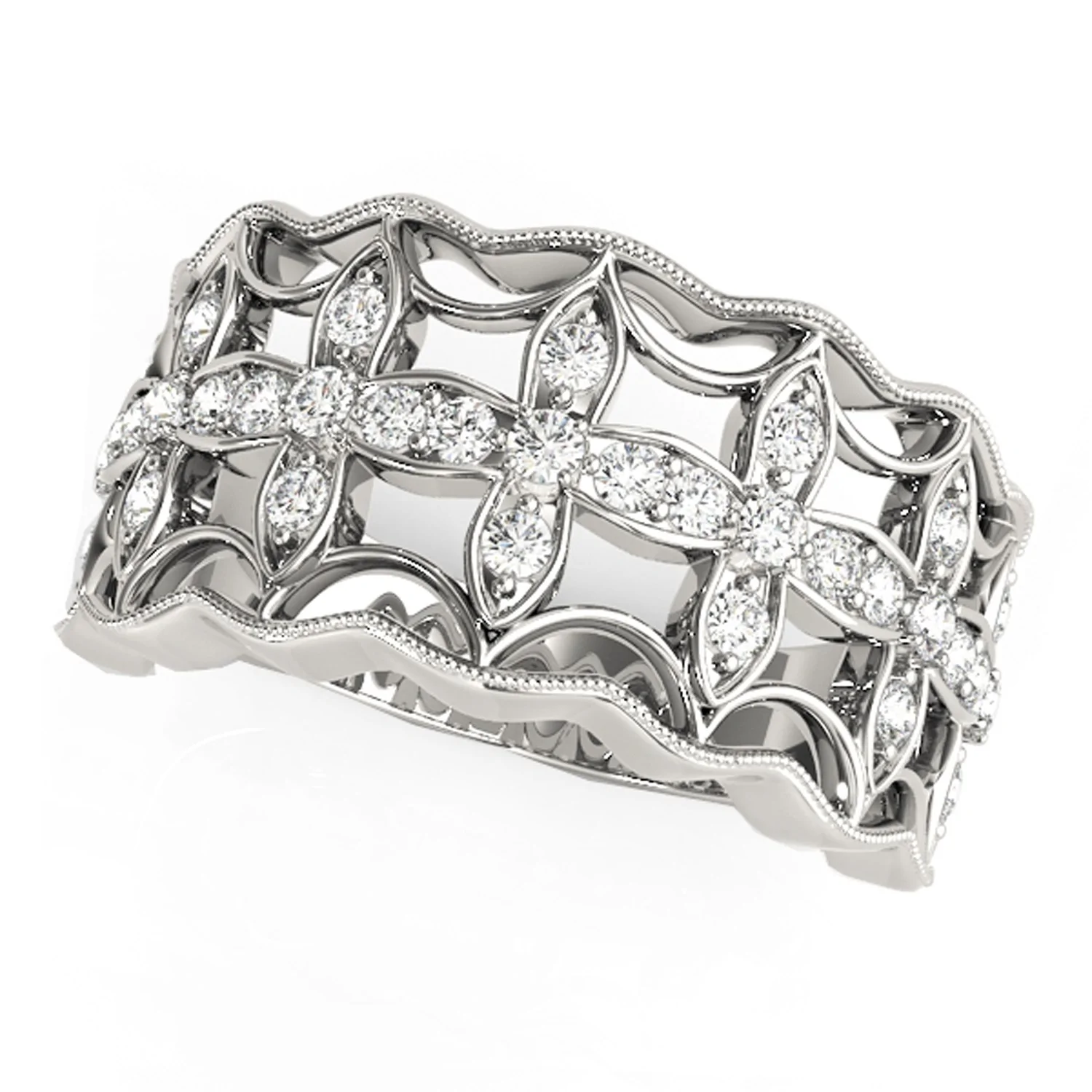 diamond-four-leaf-clover-motif-ring