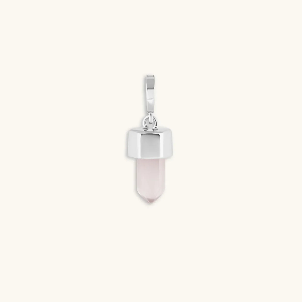 Absolute Adoration - Rose Quartz Pointer Charm