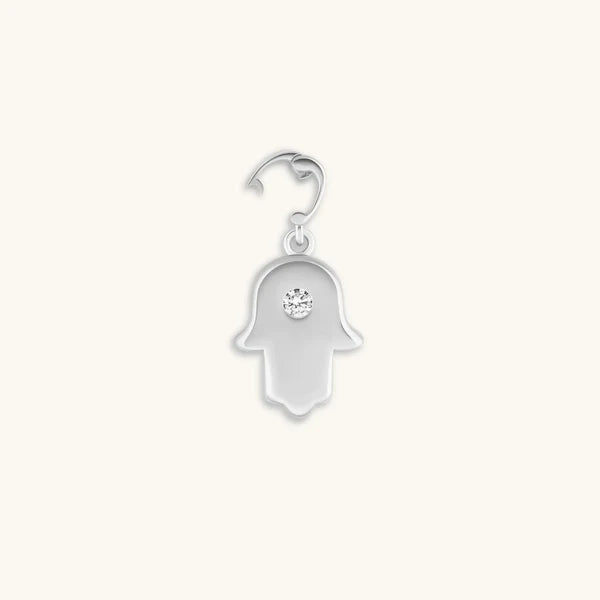 Light Defender - Silver Hamsa Charm