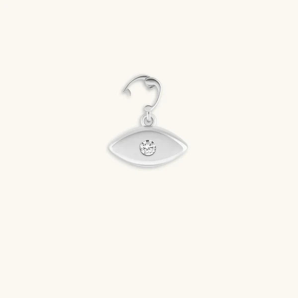 Positivity Protector - Silver Evil Eye Charm