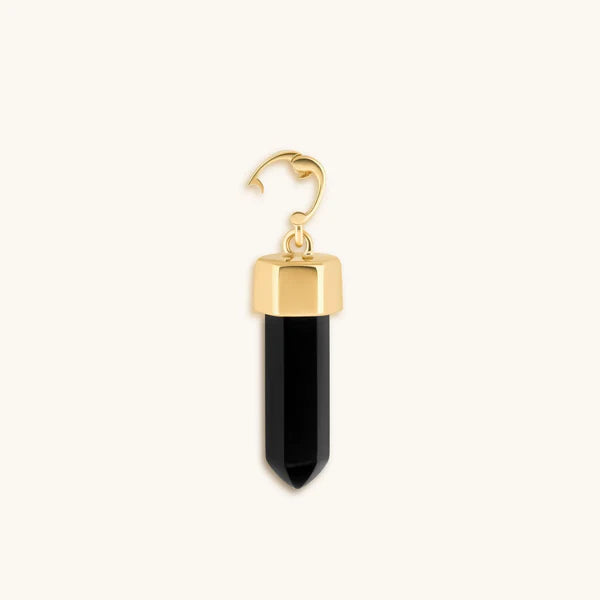 Earthly Guardian - Black Onyx Pointer Charm