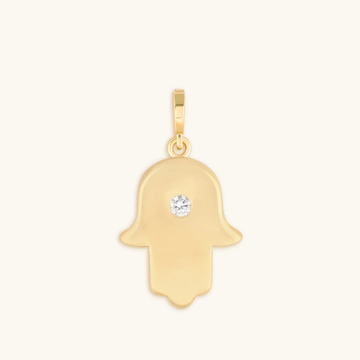 Blessed Protection Gold Hamsa Charm