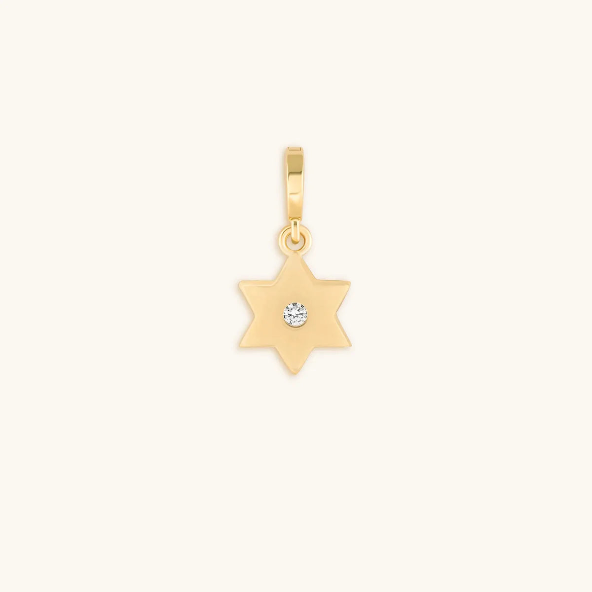 Connected in Faith Star of David Charm