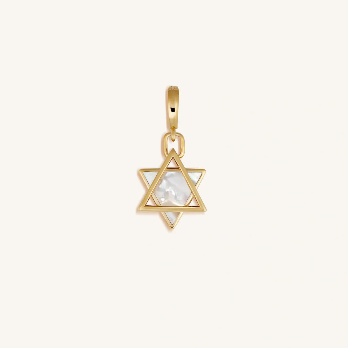 Timeless Wisdom Star of David Mother of Pearl Charm