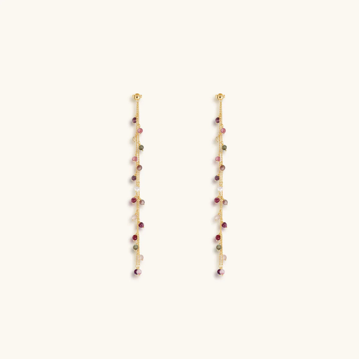 Harmony's Radiance Tourmaline Drop Earrings