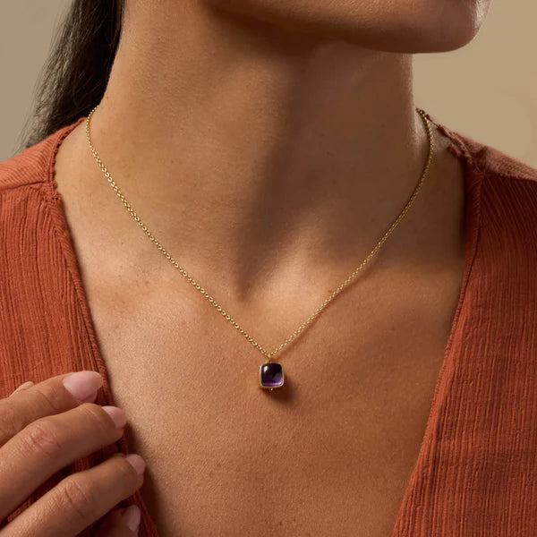 Soulful Clarity Amethyst Necklace