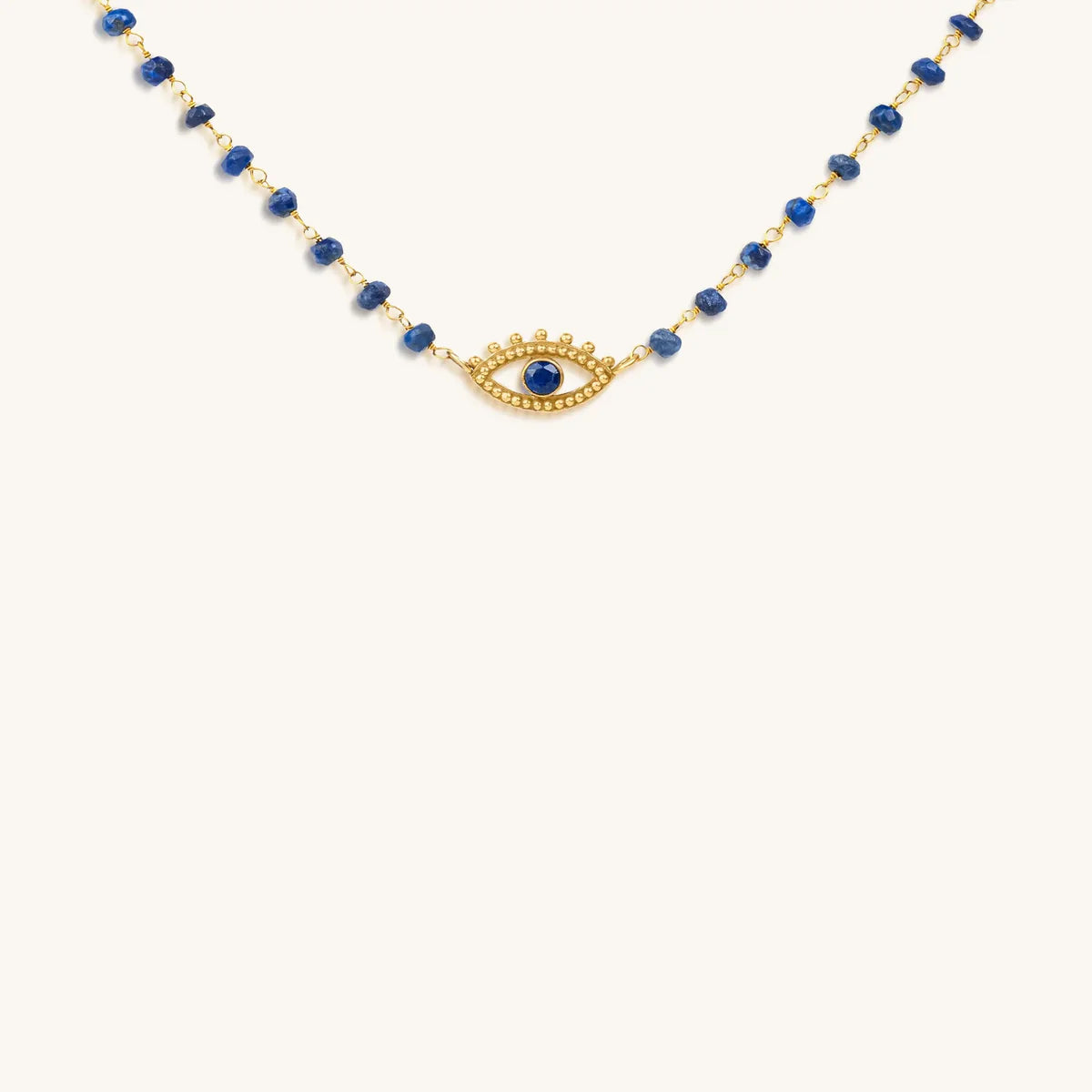 Inner Knowing - Lapis Evil Eye Necklace