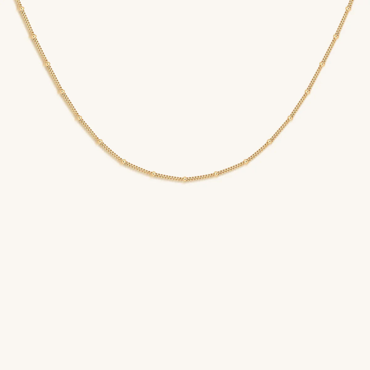 Endless Link - Diamond Cut Gold Necklace