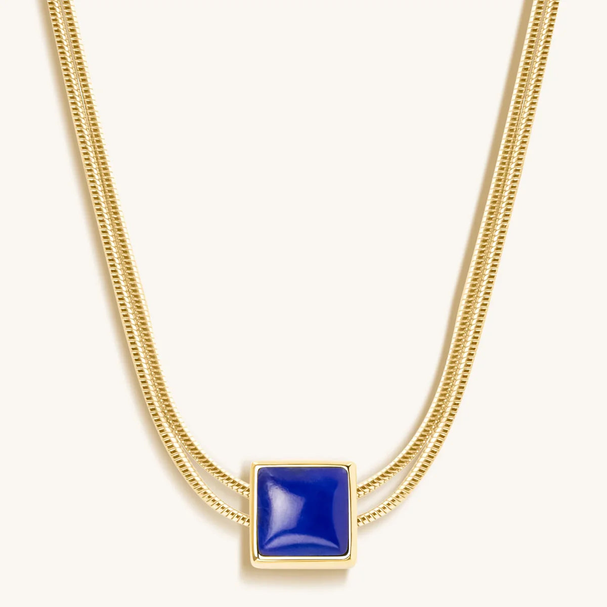 Manifest & Believe - Lapis Lazuli Evil Eye September Birthstone Necklace