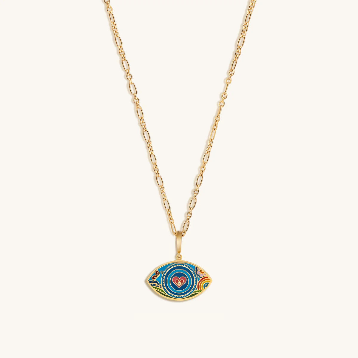 LIMITED EDITION: Kaleidoscope Visions Evil Eye Charm Necklace