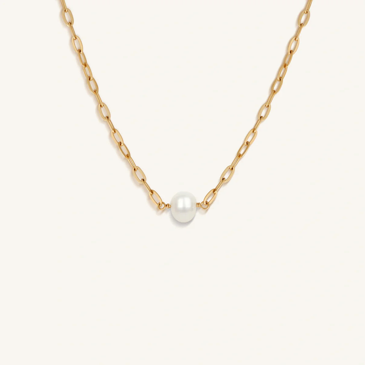 Shining Possibility Pearl Chain Necklace