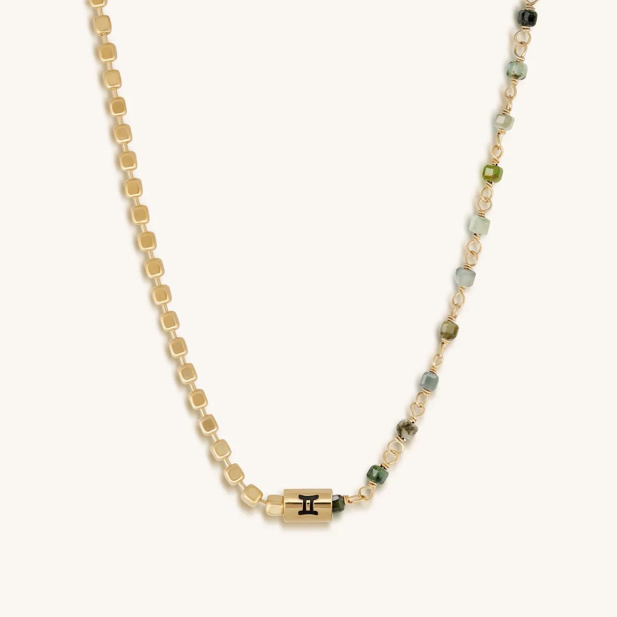 Versatile Socialite Gemini Emerald Necklace