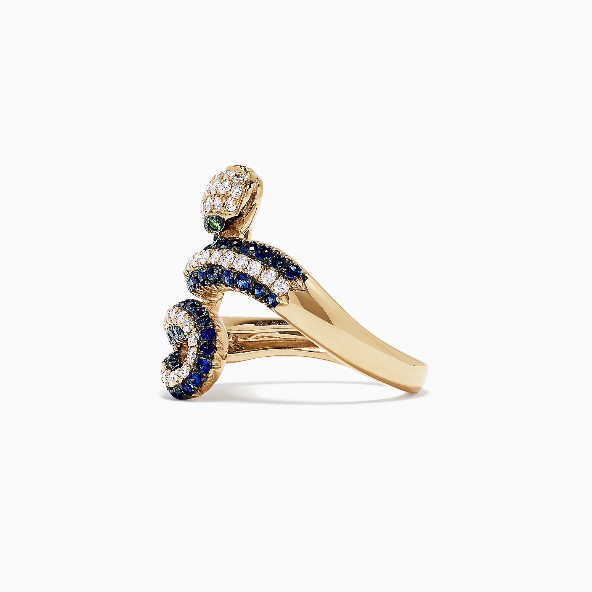 effy-safari-14k-yellow-gold-blue-sapphire-and-diamond-snake-ring-1-49-tw