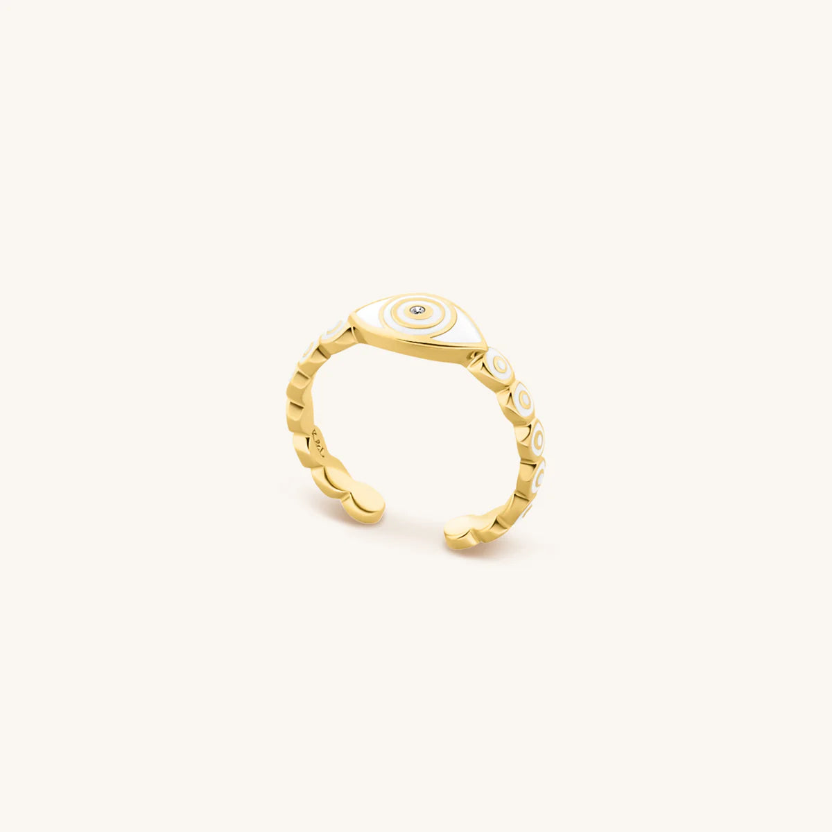 Delightful Peacefulness - Evil Eye Ring