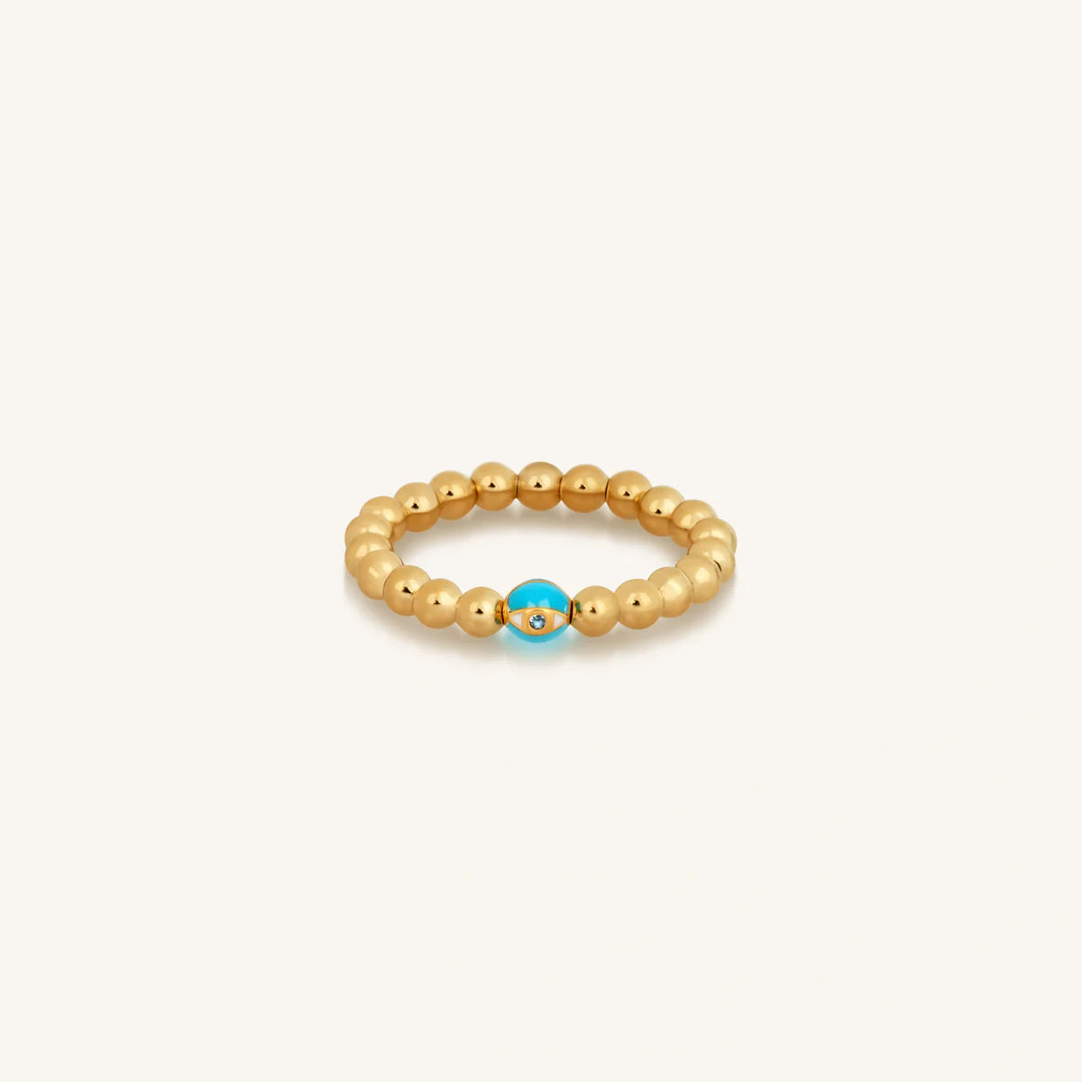 Tranquil Visions Gold Evil Eye Ring