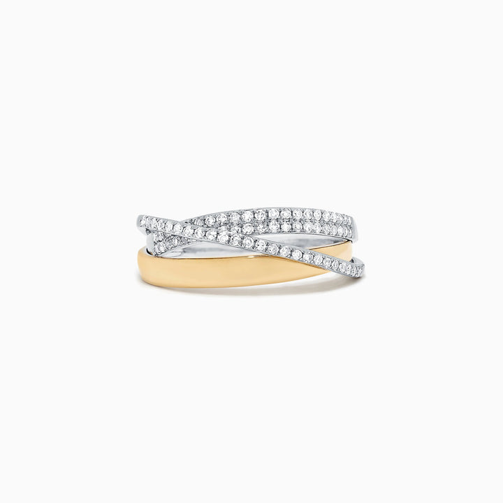 effy-duo-14k-two-tone-gold-diamond-crossover-ring-0-31-tcw