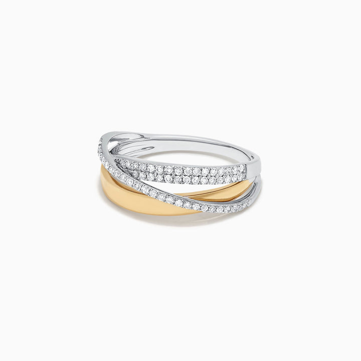 effy-duo-14k-two-tone-gold-diamond-crossover-ring-0-31-tcw