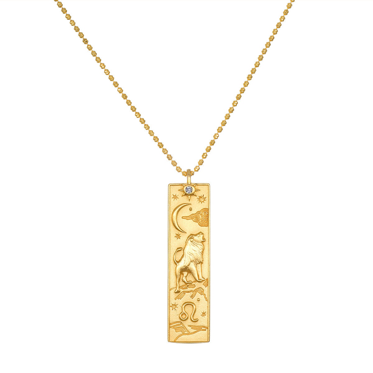 Story Of Leo Zodiac Necklace