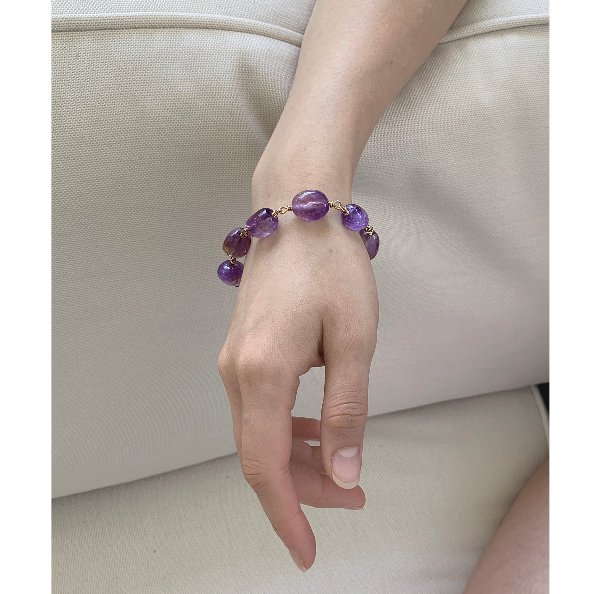 Ametrine Chunky Bracelet