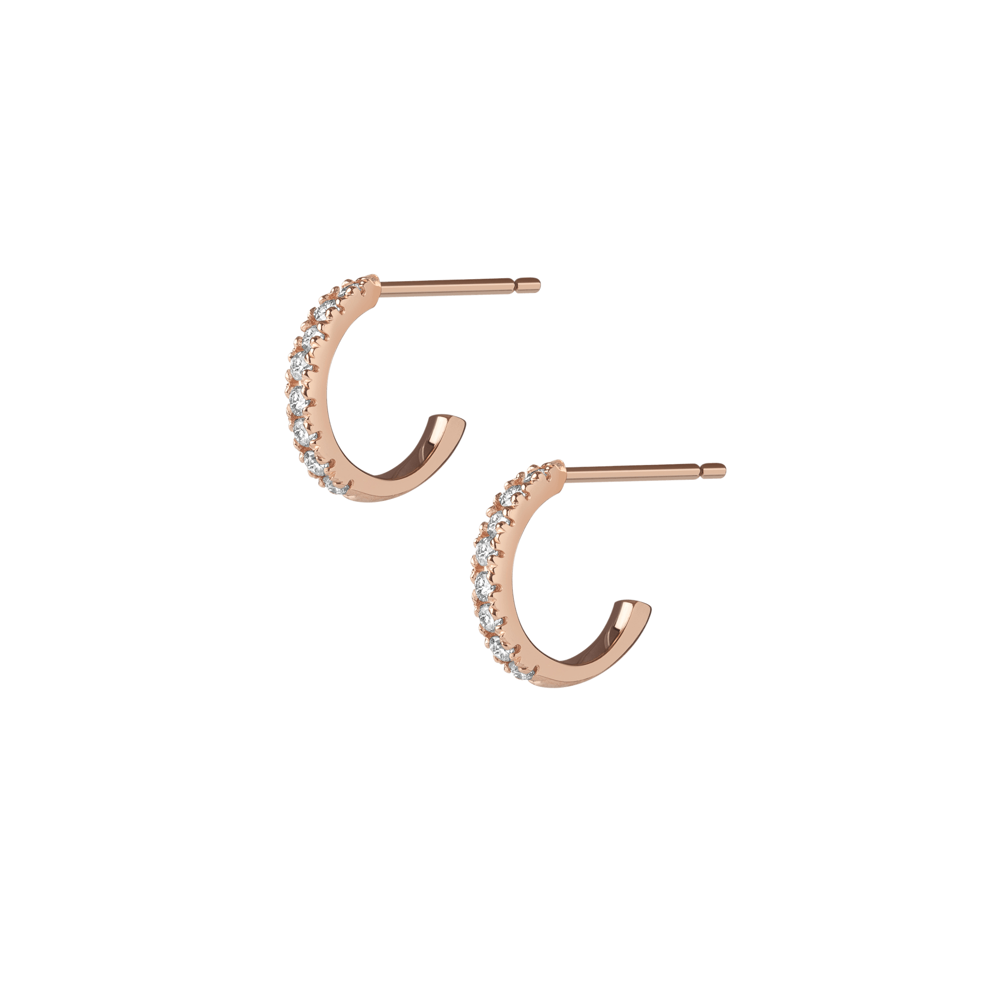 diamond-huggie-earrings-in-18k-rose-gold-aurate