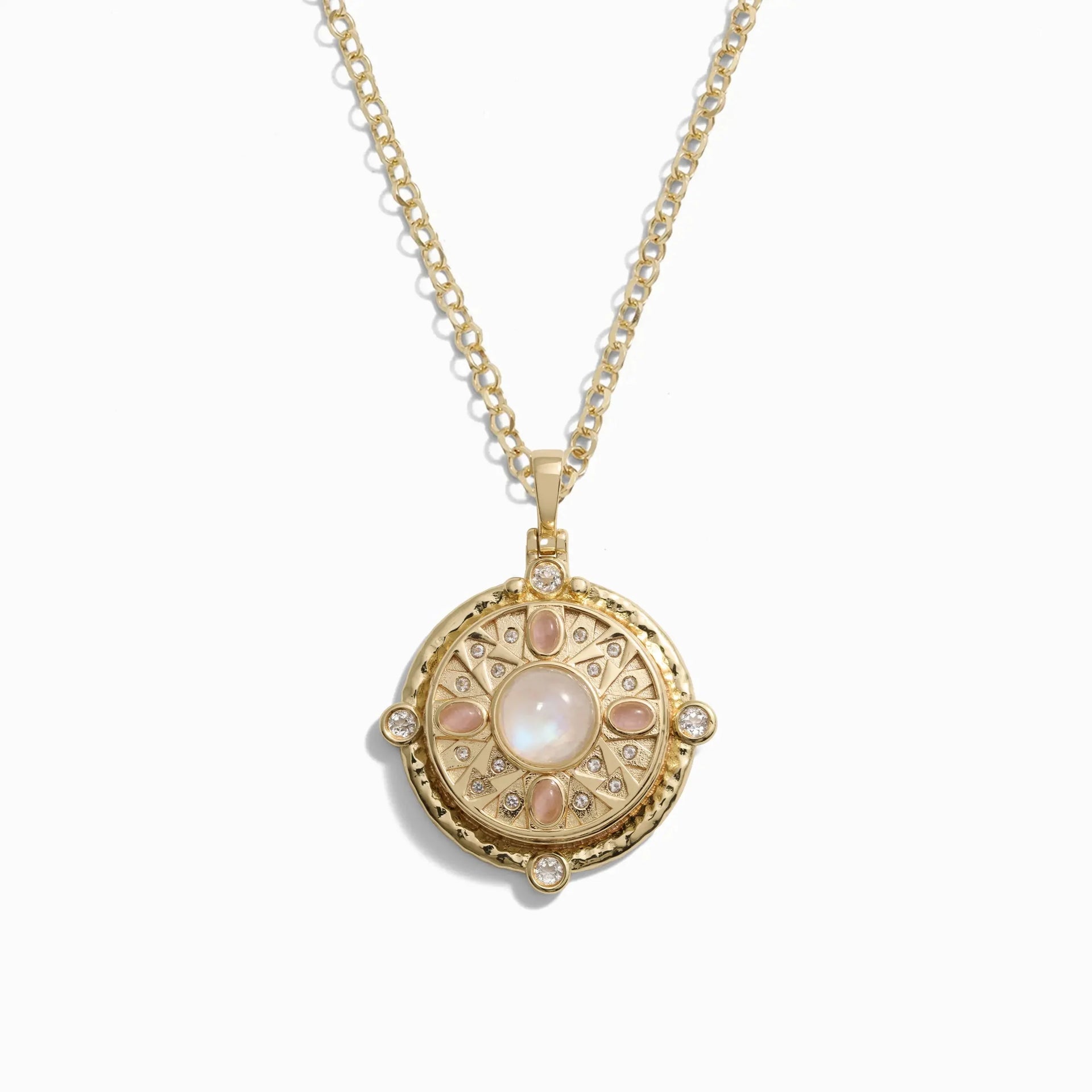 Pink Manifestation Locket Necklace