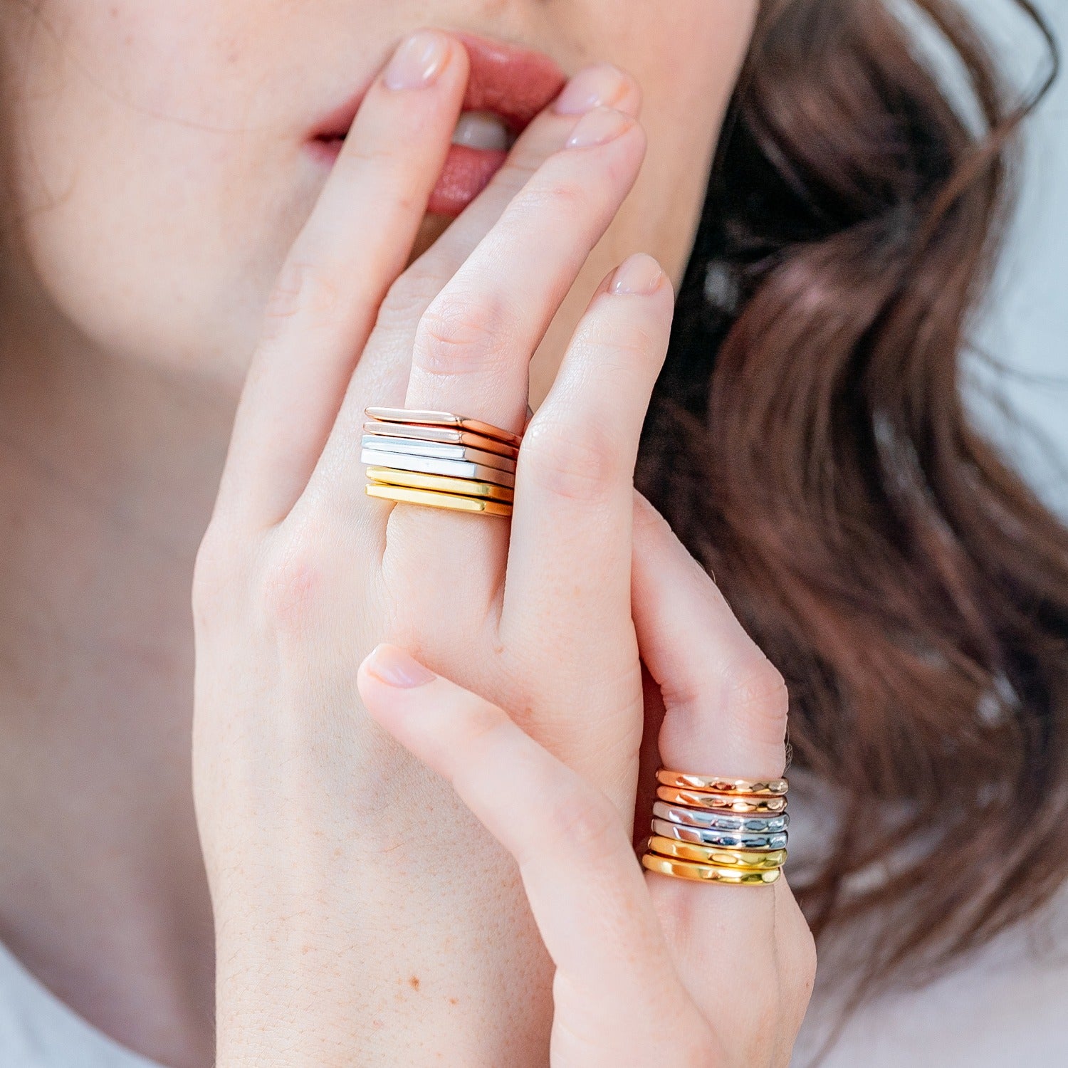 Eternity Gold Stacking Ring