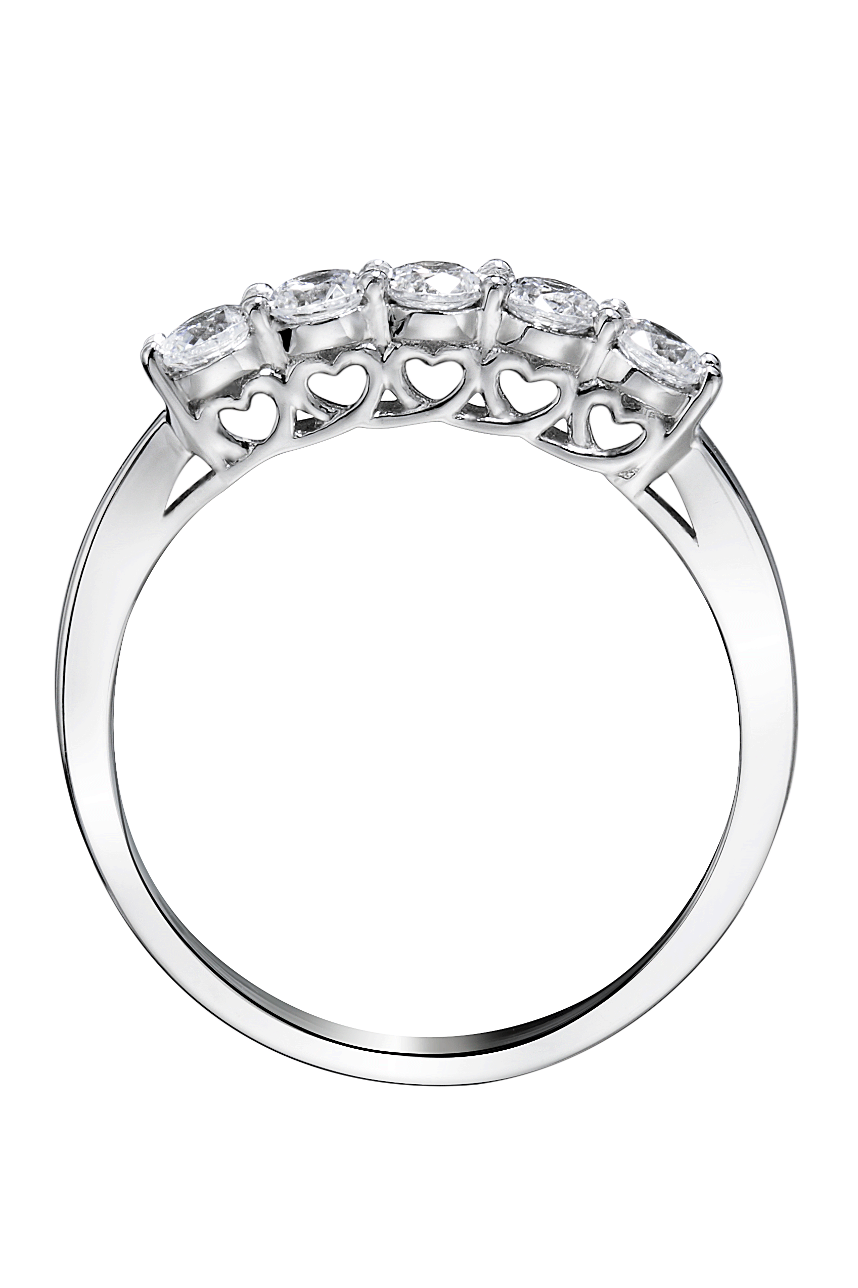 Elsie White Gold Half Carat Lab Grown Diamond Ring