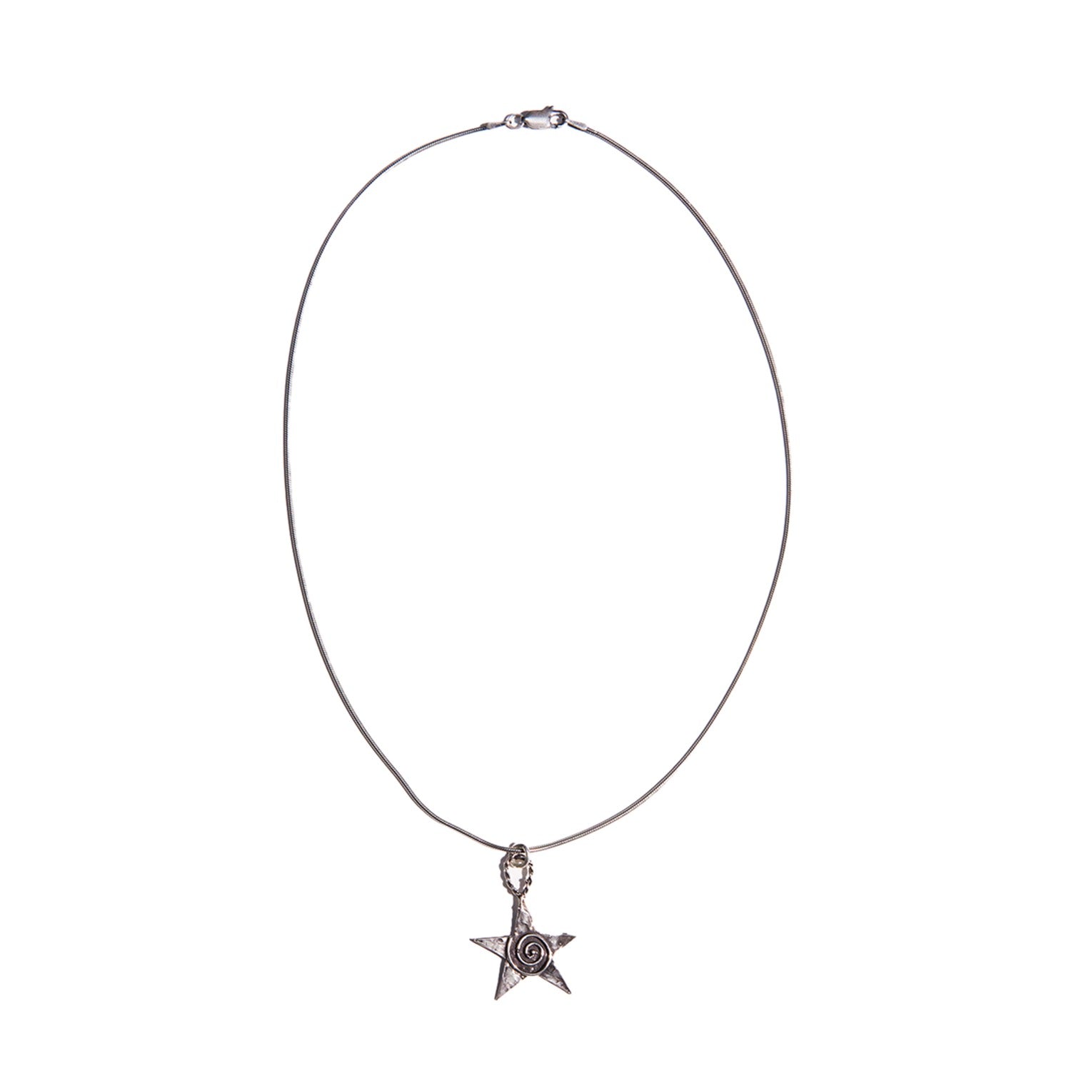 Bowie Sterling Silver Star Necklace