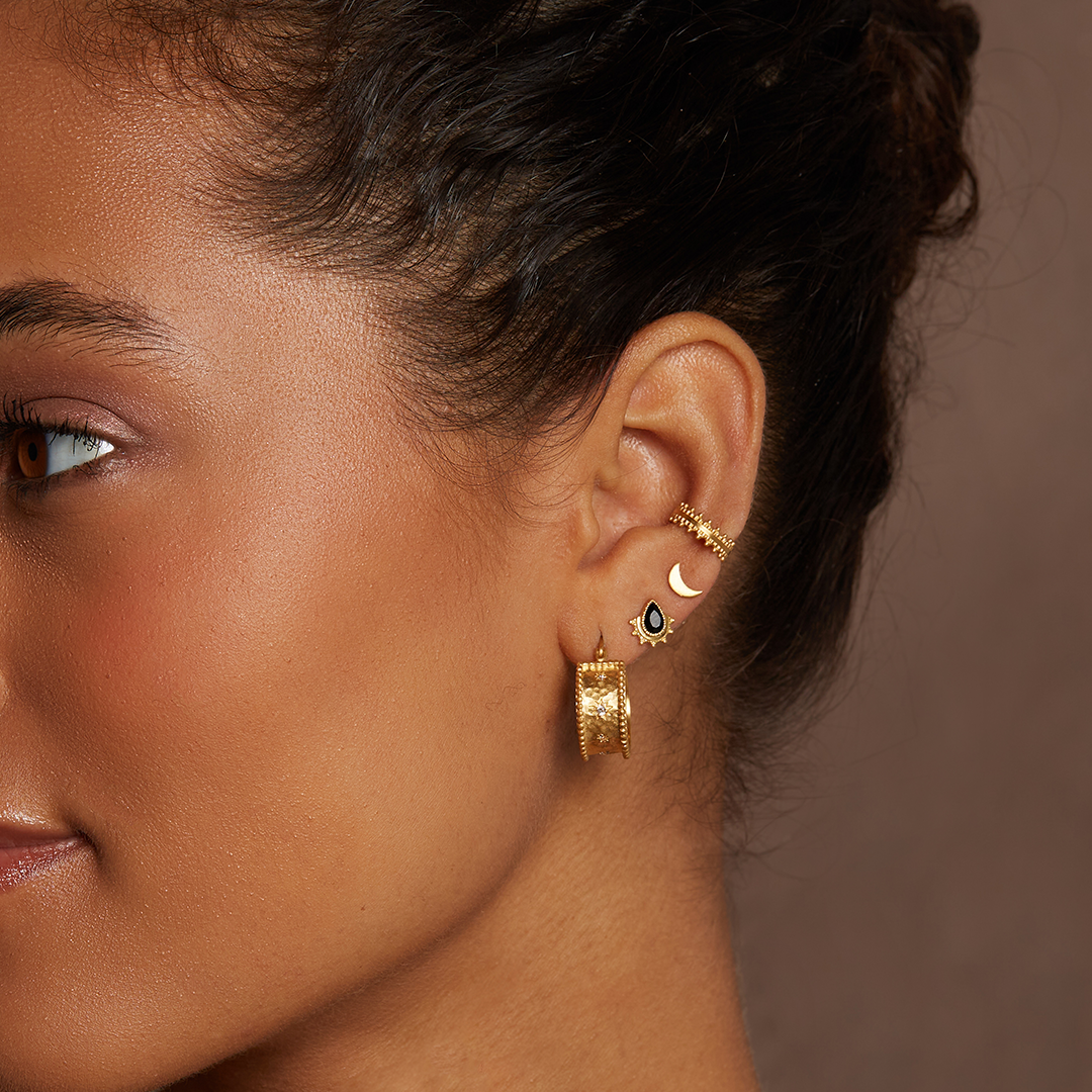 Shine On Beaded Ear Cuff