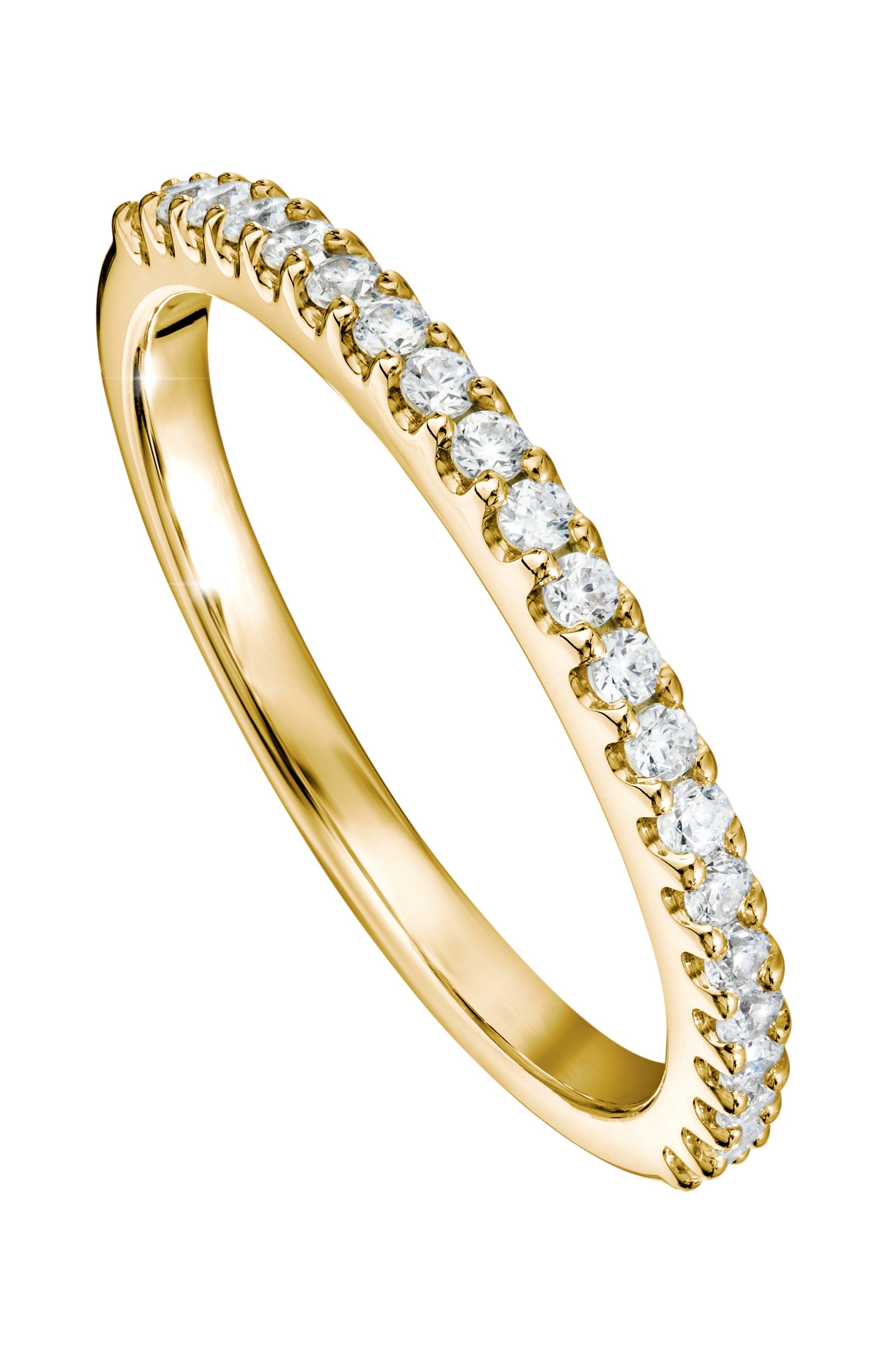 Odette Yellow Gold Lab Grown Diamond Ring