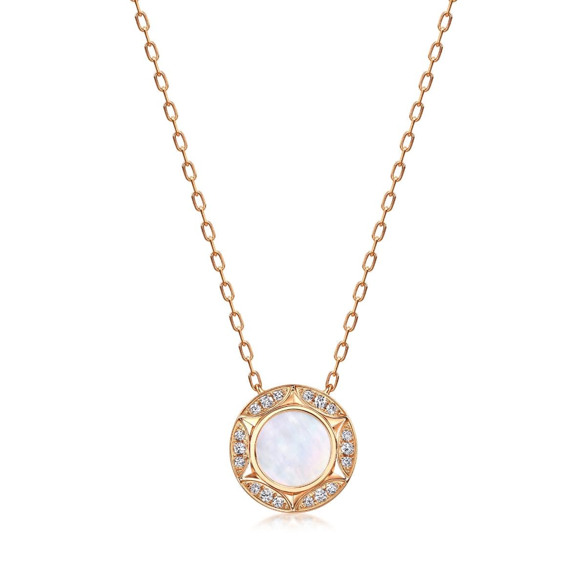 timeless-18k-rose-gold-white-mother-of-pearl-necklace-chow-sang-sang