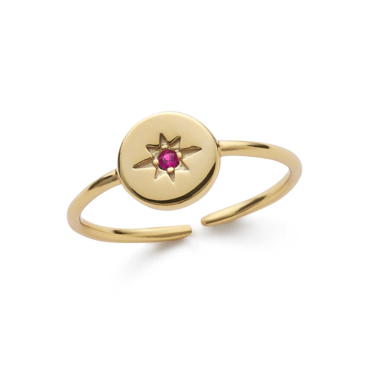 Dainty Star Gold Stacking Ring