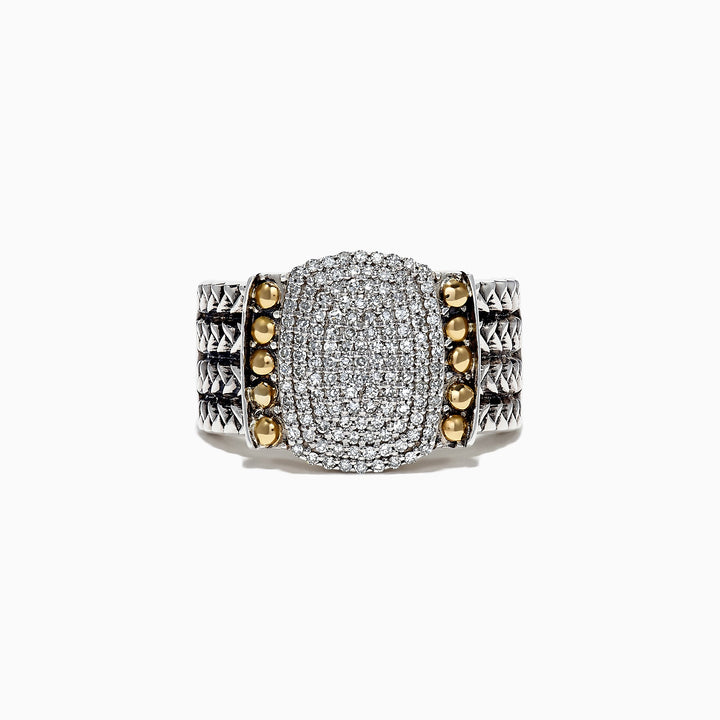 effy-925-sterling-silver-and-18k-yellow-gold-diamond-ring-0-39-tcw