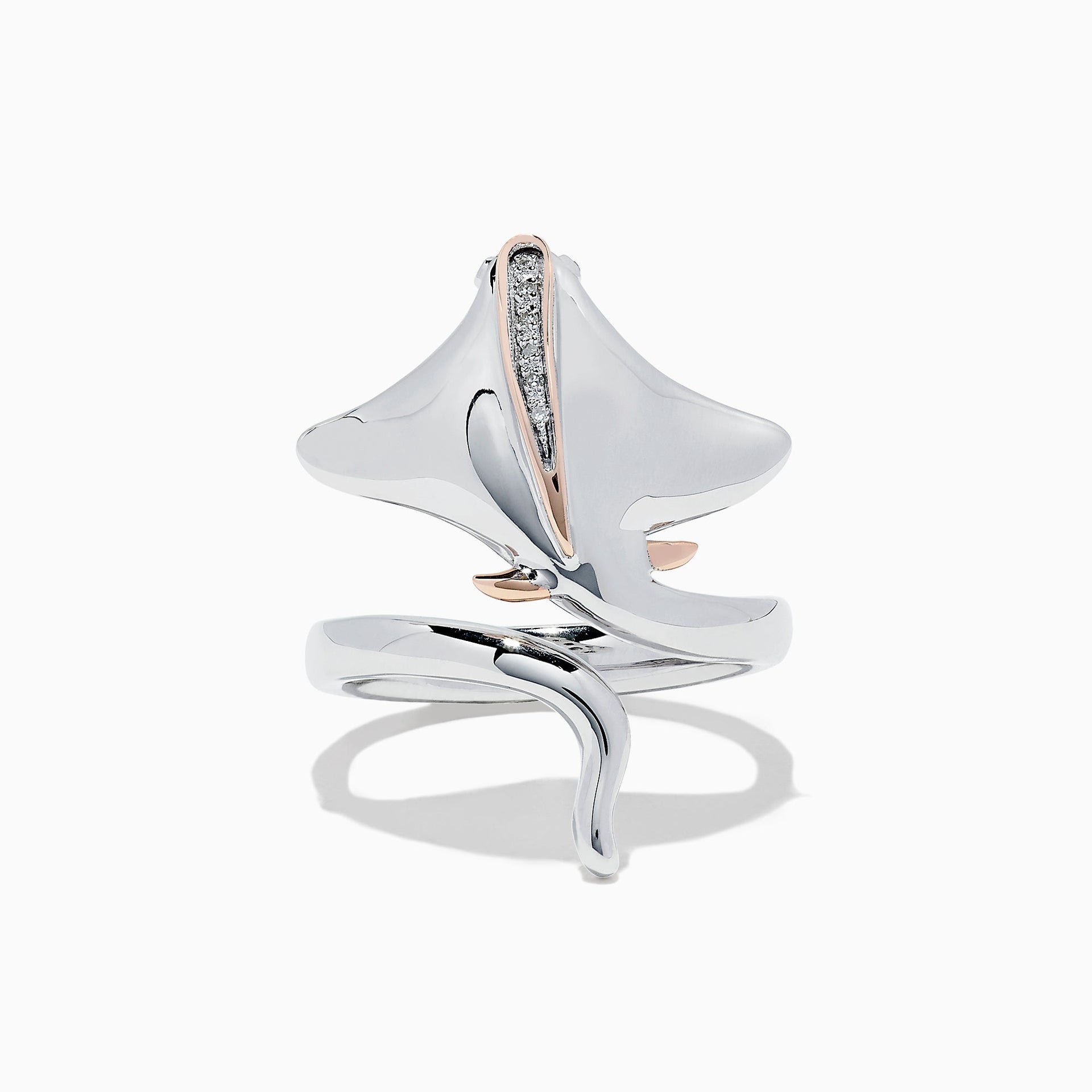 effy-925-sterling-silver-14k-gold-diamond-stingray-wrap-ring-0-03-tcw