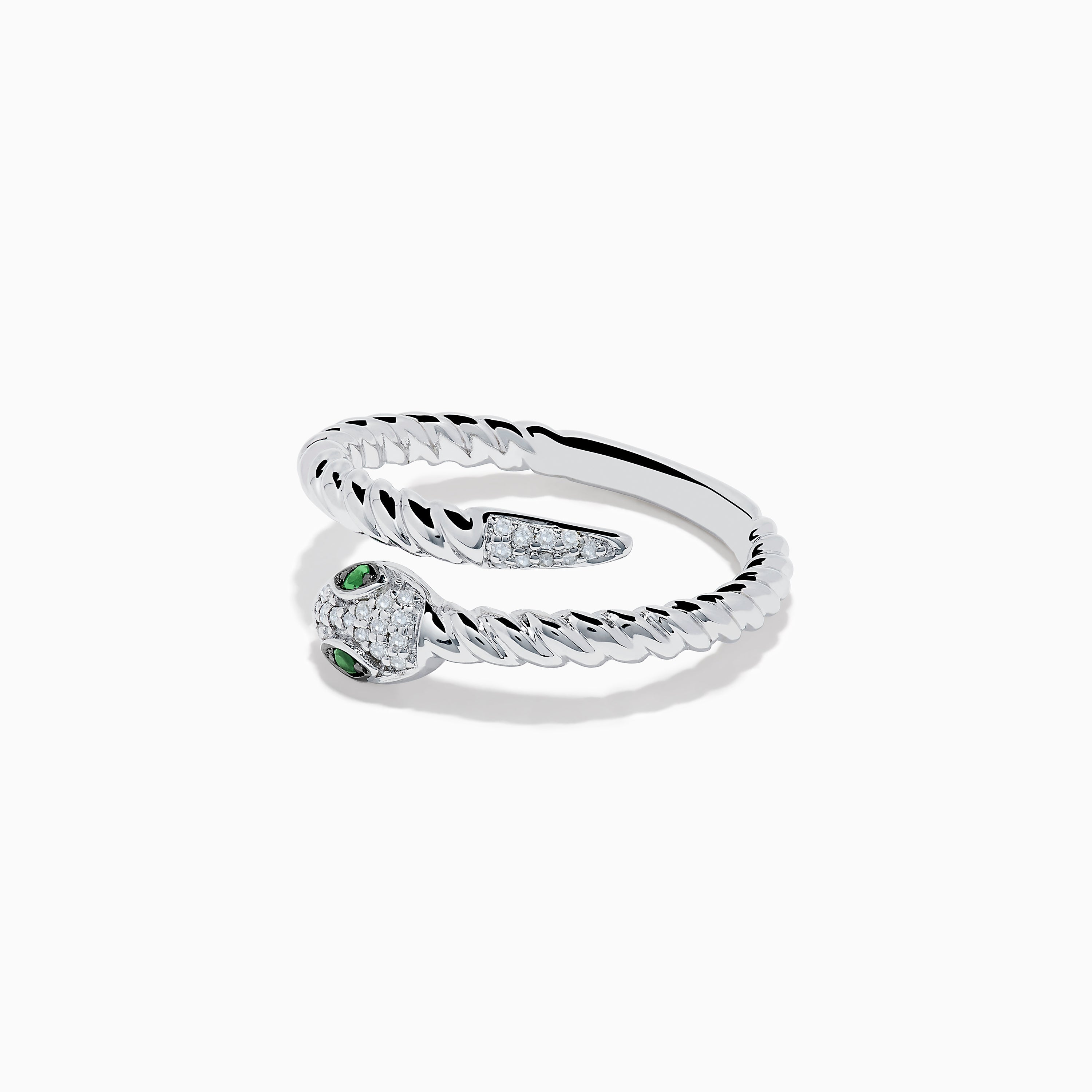 925-sterling-silver-diamond-and-tsavorite-snake-ring