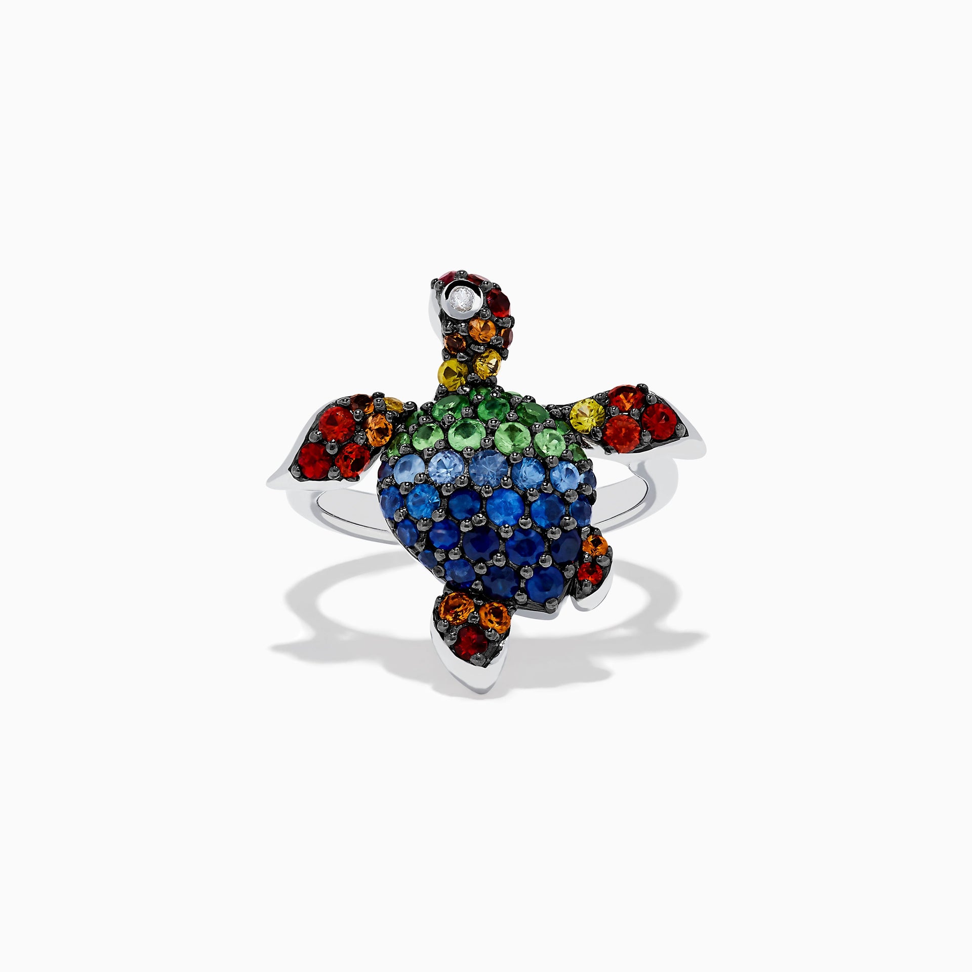 effy-925-seaside-sterling-silver-mutli-sapphires-turtle-ring