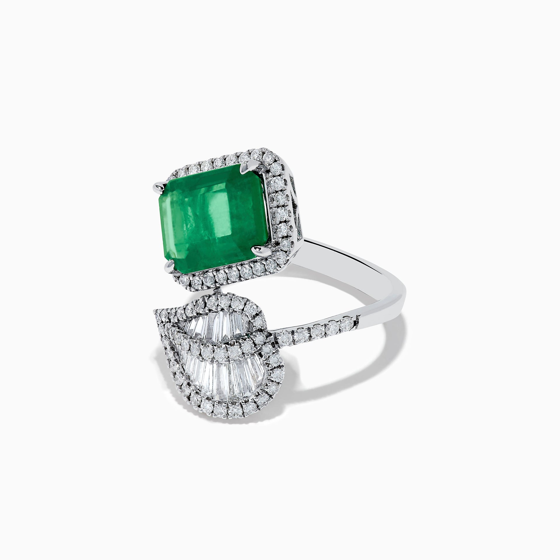 brasilica-14k-white-gold-emerald-and-diamond-leaf-ring