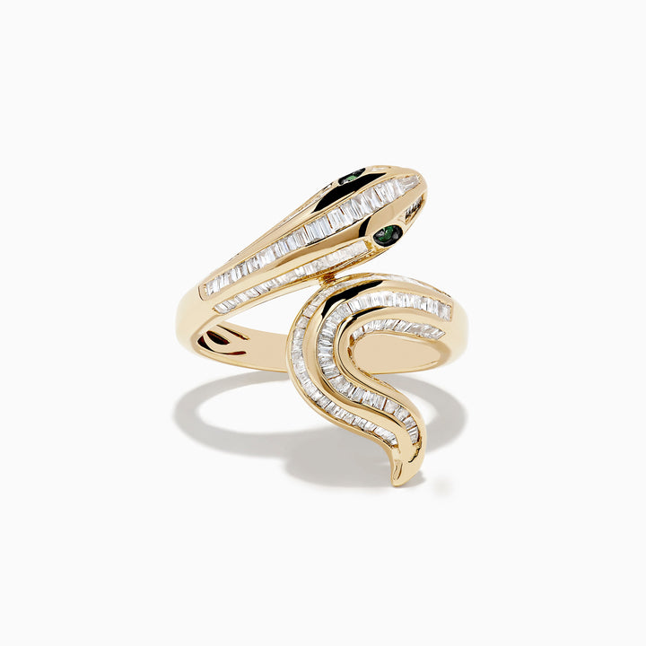 effy-safari-14k-yellow-gold-emerald-and-diamond-snake-ring