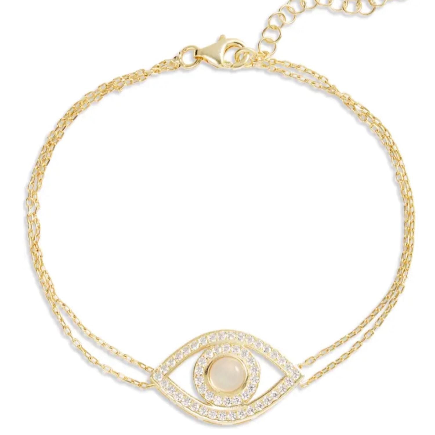 Evil Eye Bracelet Gold