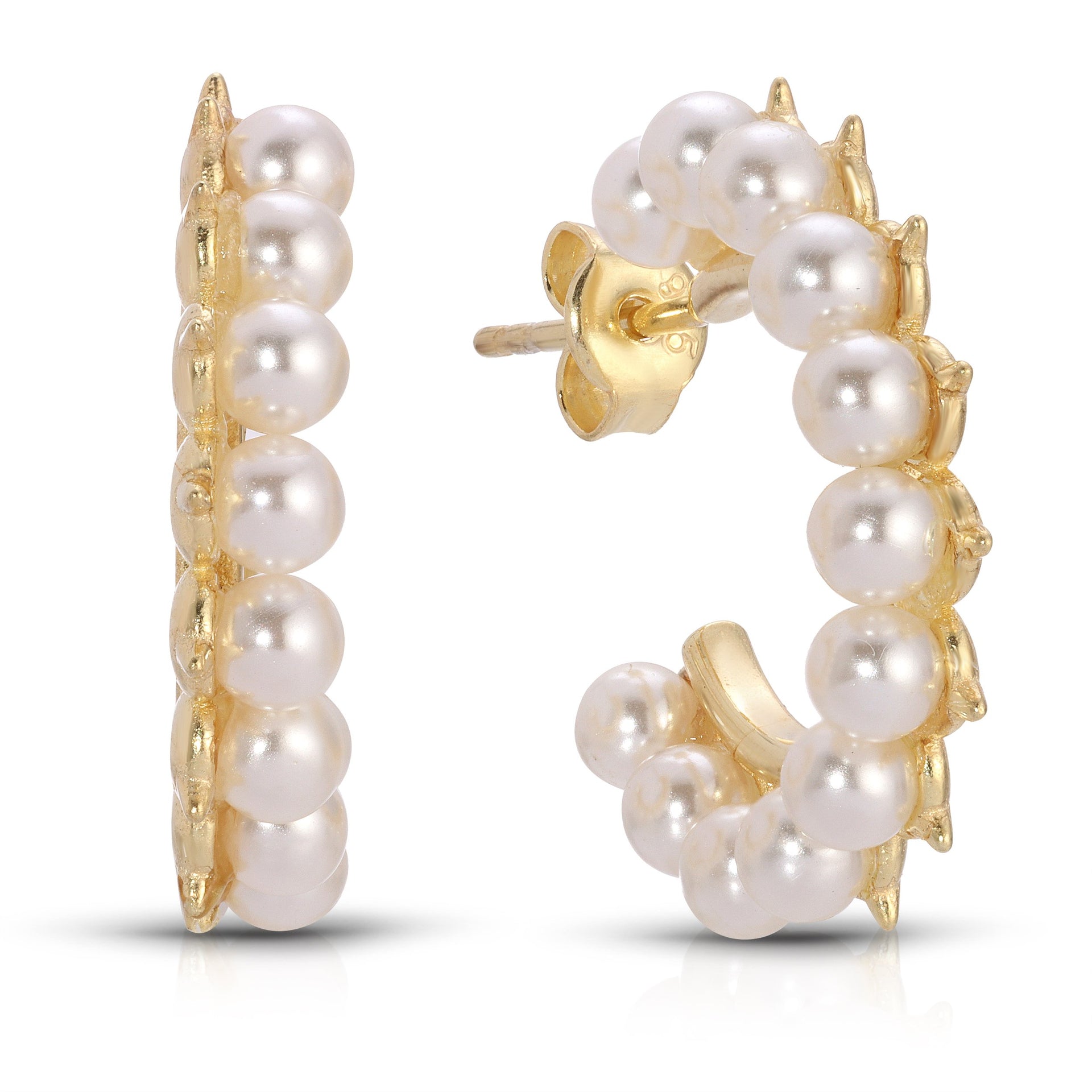 Pearl Hoops 4