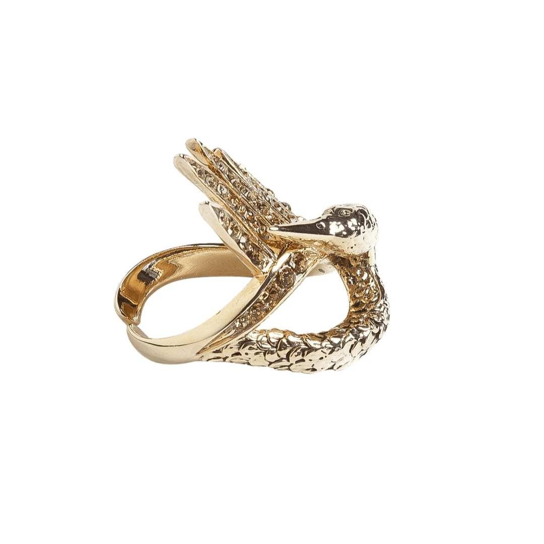 gold-swan-ring